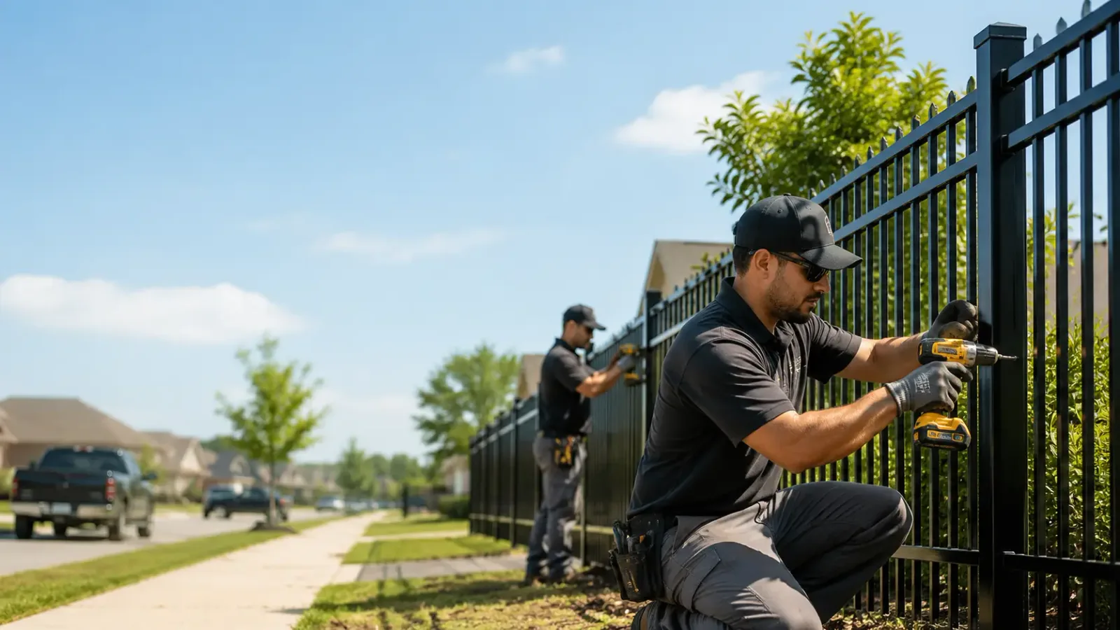 Metal Fence Installation in Livingston, WI